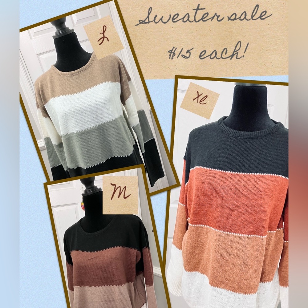 Color Block Sweater